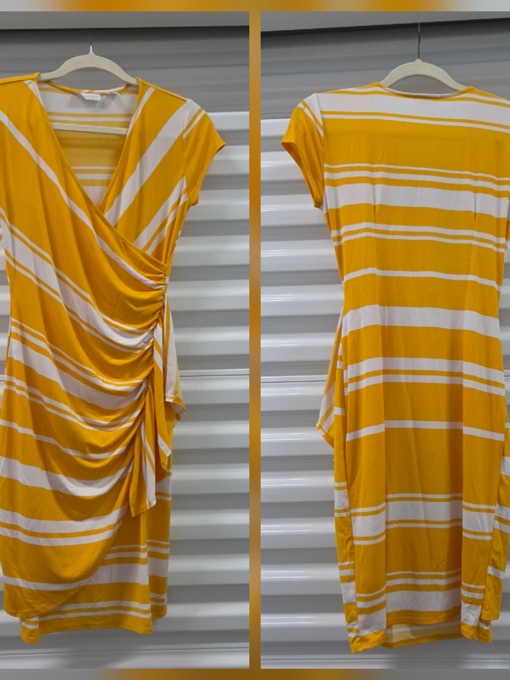 New York & Company Striped Dress